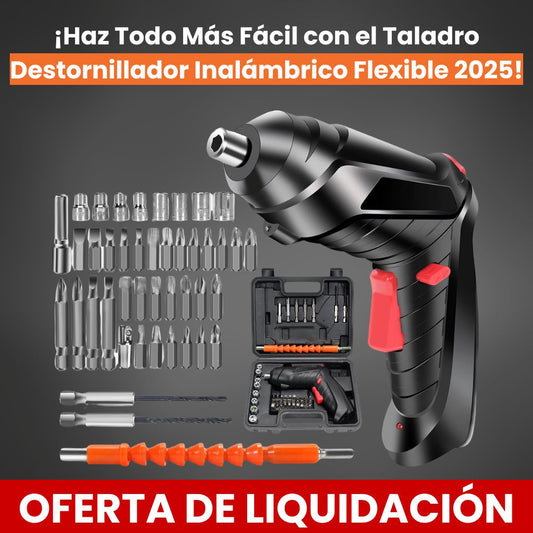 Taladro Destornillador Inalámbrico Flexible 2025