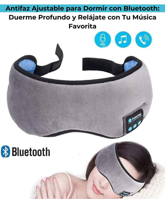 Antifaz Ajustable para Dormir con Bluetooth - DESPACHO DIRECTO