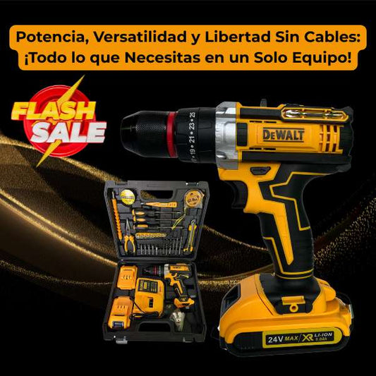 Taladro Inalambrico 24v Full Accesorios